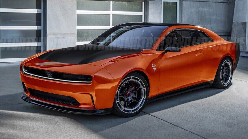 Charger Daytona EV Super-Bee orange