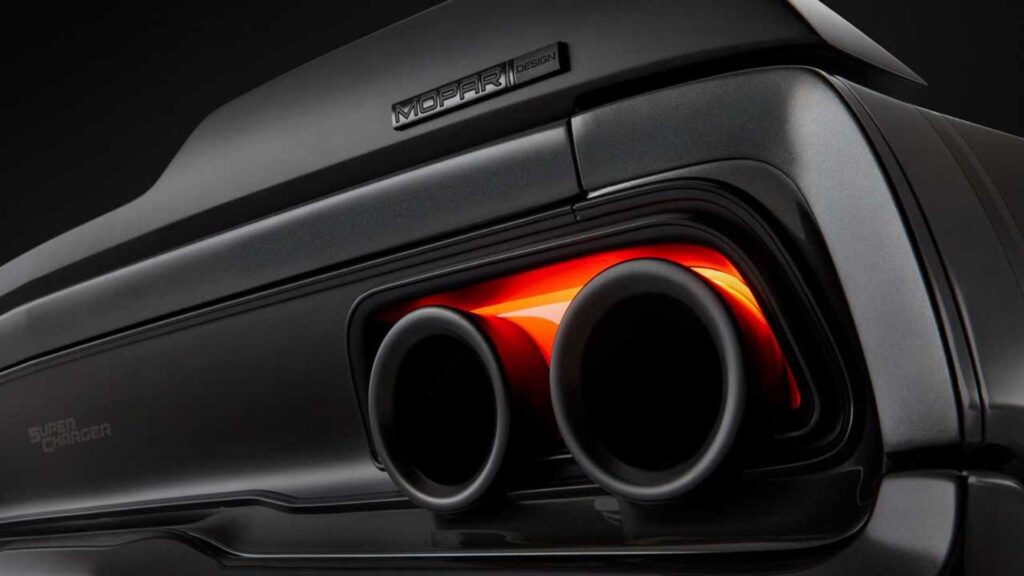 dodge charger concept exhaust