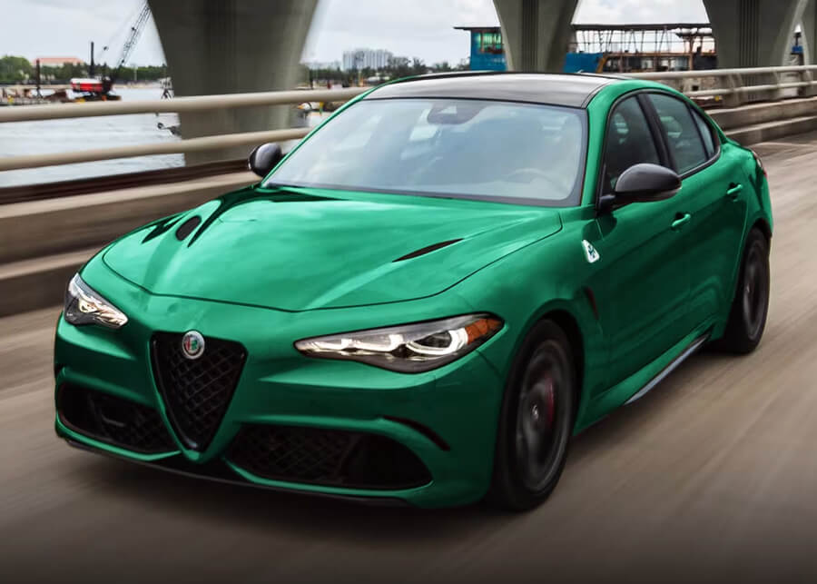 Green 2024 Alfa Romeo Giulia Quadrifoglio